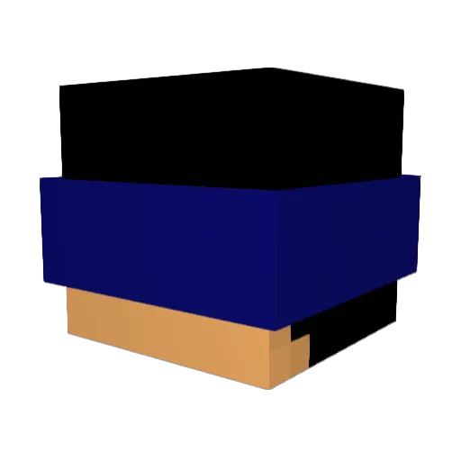 takumi_0307 Minecraft avatar head, 3D render