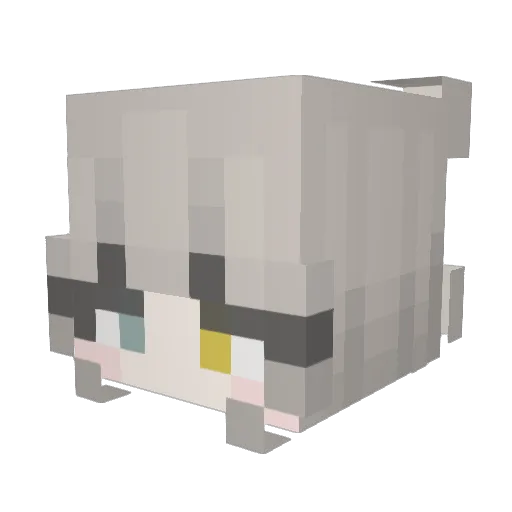 takumi_____ Minecraft avatar head, 3D render