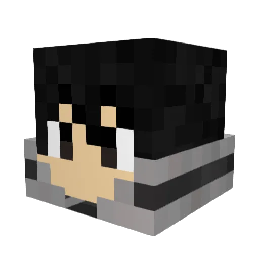 takumo6210 Minecraft avatar head, 3D render