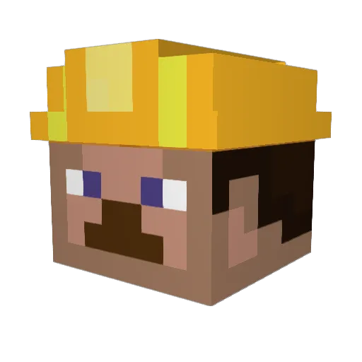 takuya511 Minecraft avatar head, 3D render