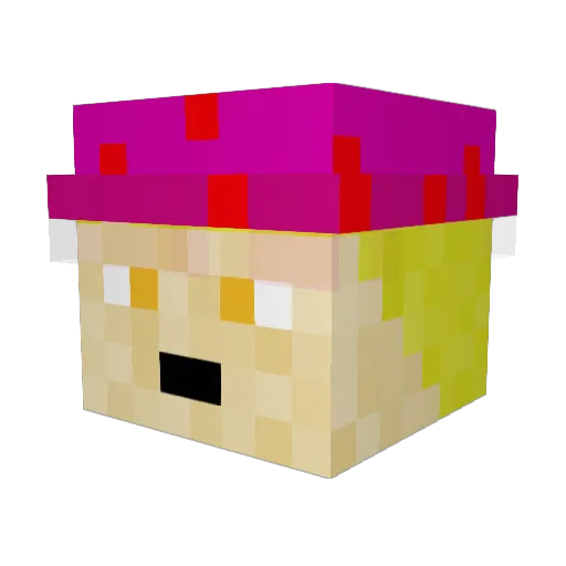 takwazz Minecraft avatar head, 3D render