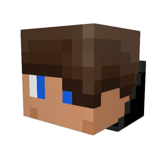 tal612 Minecraft avatar head, 3D render