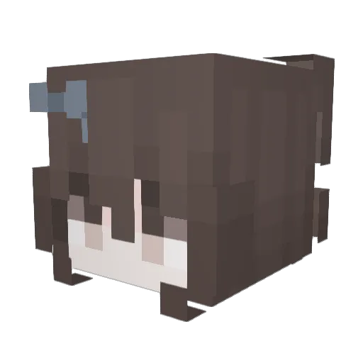 tal_deriii Minecraft avatar head, 3D render