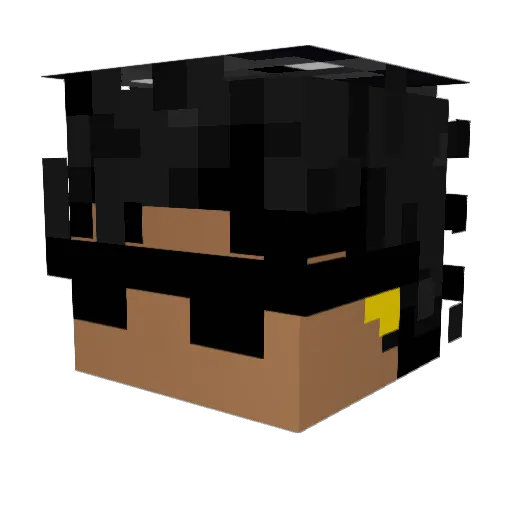 talale Minecraft avatar head, 3D render