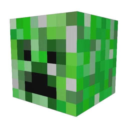 talalwest Minecraft avatar head, 3D render