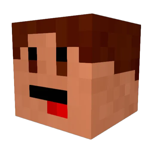 talan37 Minecraft avatar head, 3D render