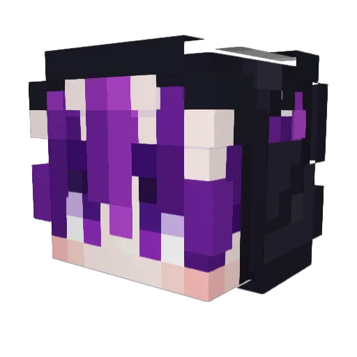 talatsu Minecraft avatar head, 3D render