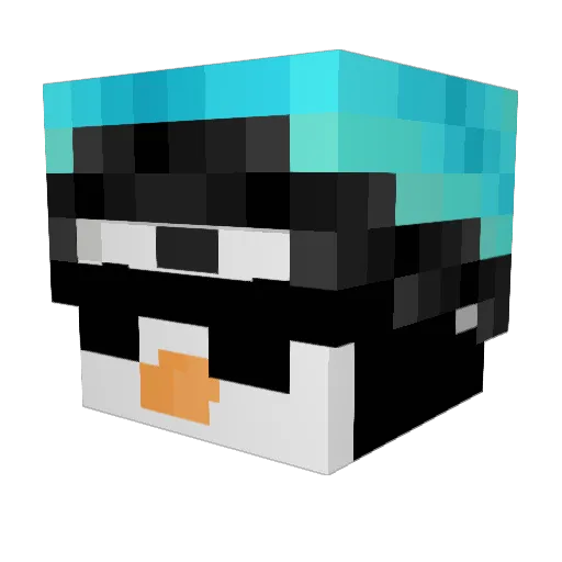 talcg1234 Minecraft avatar head, 3D render