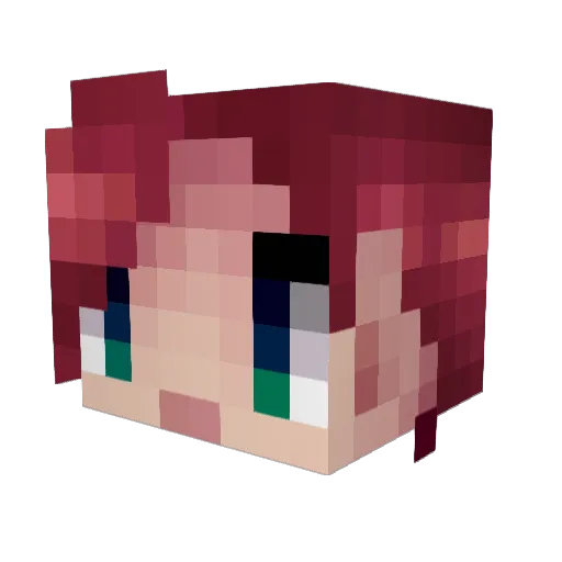 tale240 Minecraft avatar head, 3D render