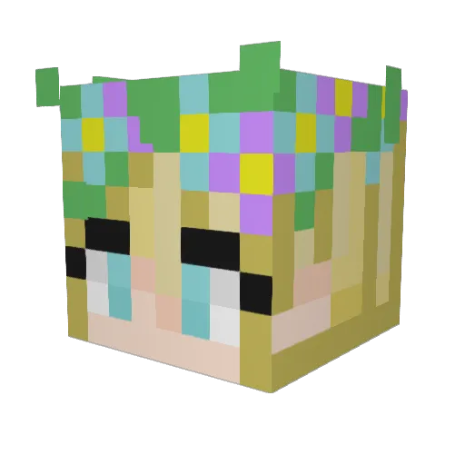 talesa1626 Minecraft avatar head, 3D render