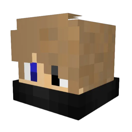 talhaOyun Minecraft avatar head, 3D render
