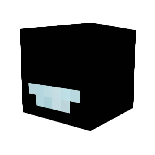 talhaakks Minecraft avatar head, 3D render