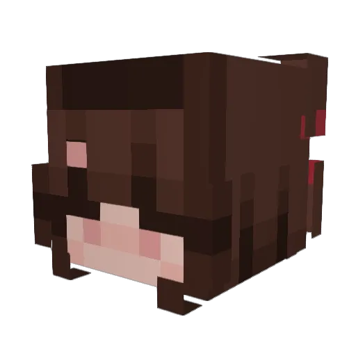 taliaellison Minecraft avatar head, 3D render