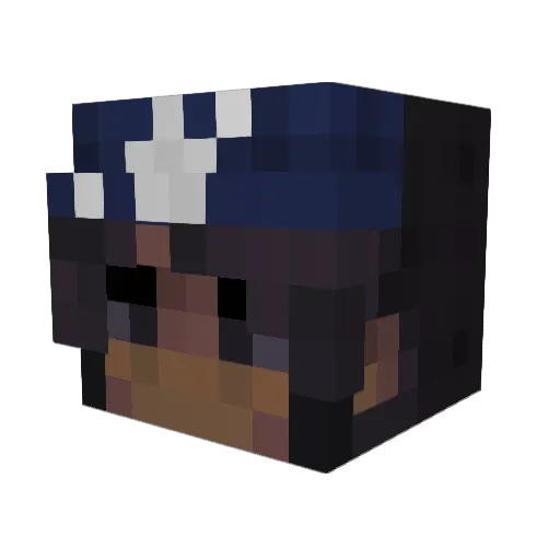 taliaisannoyed Minecraft avatar head, 3D render