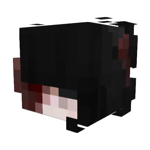 talicon Minecraft avatar head, 3D render