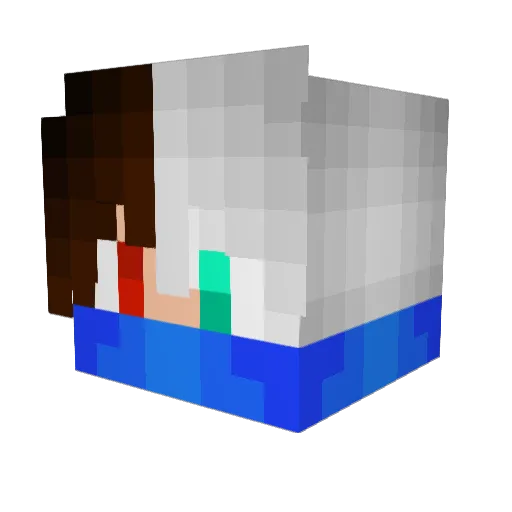talikepsh Minecraft avatar head, 3D render