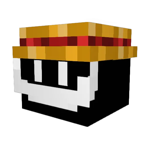 talkool Minecraft avatar head, 3D render