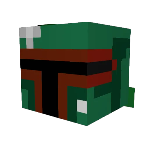 tallax1 Minecraft avatar head, 3D render