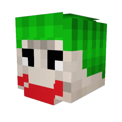 tallma5ter Minecraft avatar head, 3D render