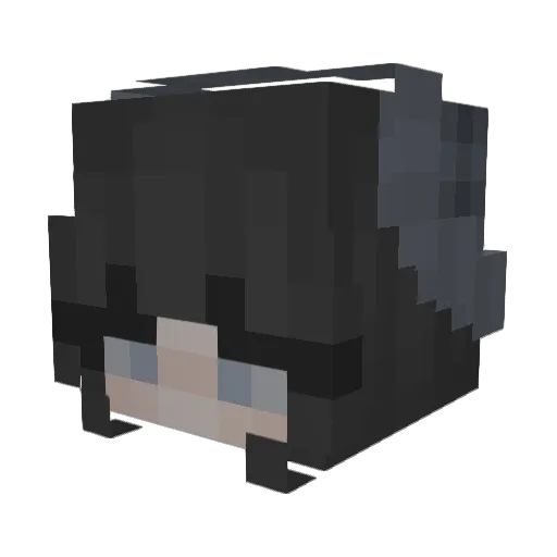 talltj Minecraft avatar head, 3D render