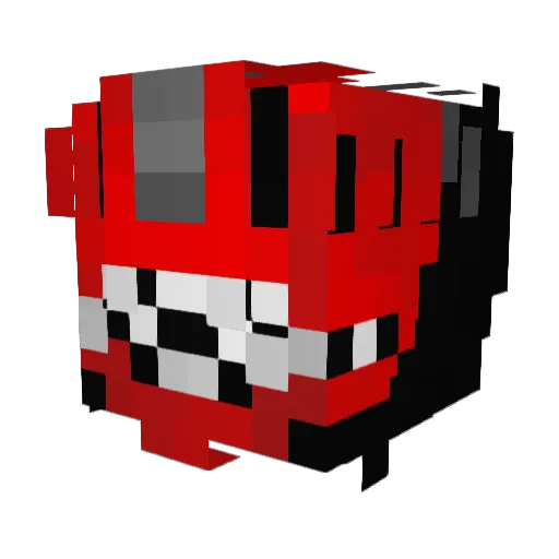 talmn Minecraft avatar head, 3D render