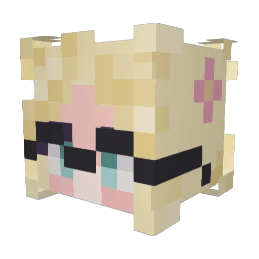 talogo212 Minecraft avatar head, 3D render