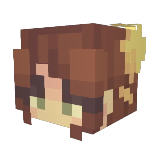 talonskye Minecraft avatar head, 3D render