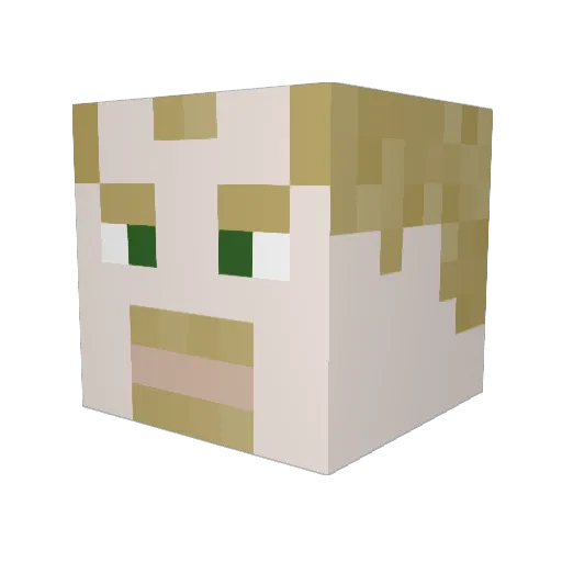 taloon_kp Minecraft avatar head, 3D render