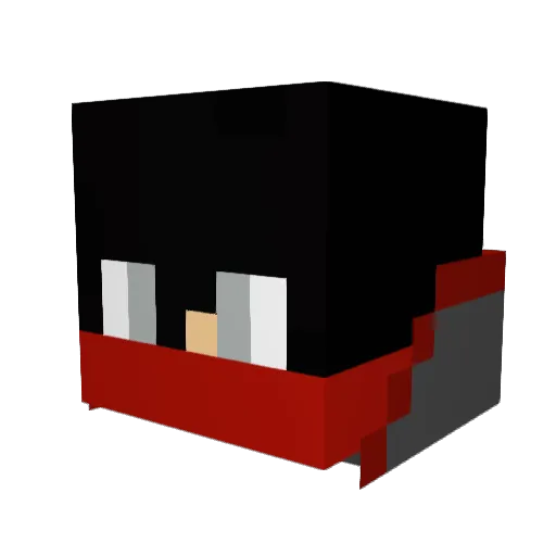 talos_1028 Minecraft avatar head, 3D render
