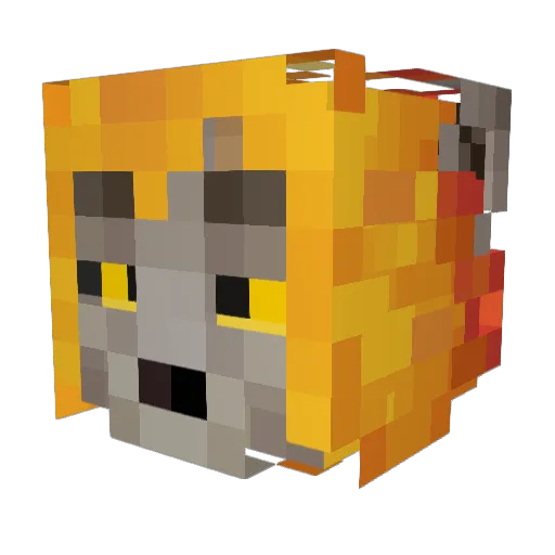 talpidat Minecraft avatar head, 3D render