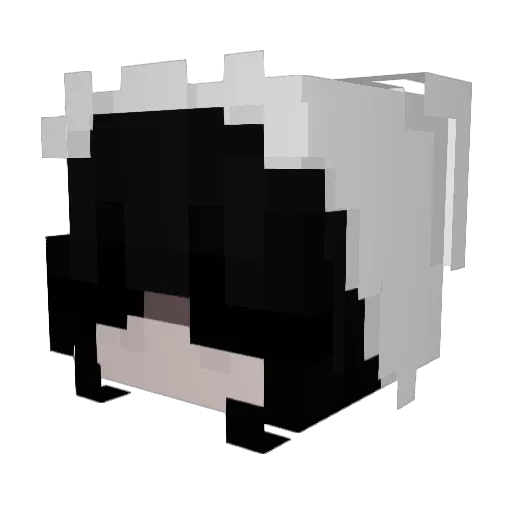 tam0kka Minecraft avatar head, 3D render