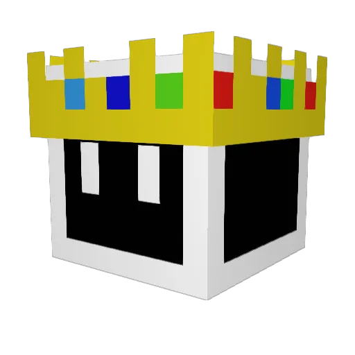 tamagita Minecraft avatar head, 3D render