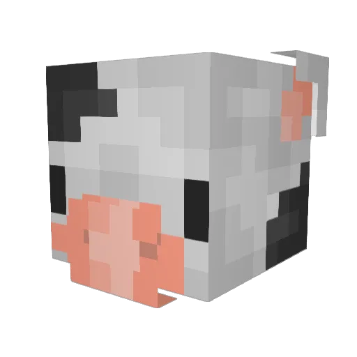 tamago_head Minecraft avatar head, 3D render