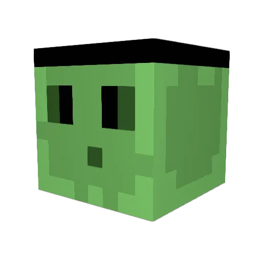tamago_mc Minecraft avatar head, 3D render