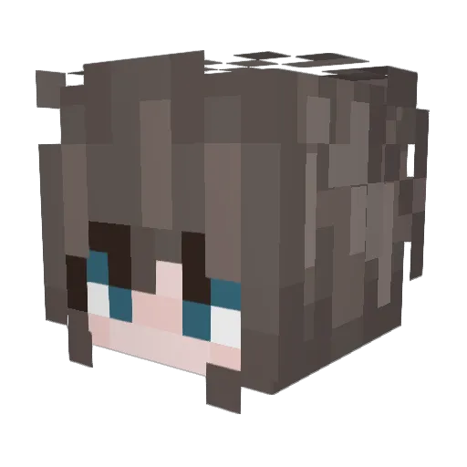 tamao330 Minecraft avatar head, 3D render