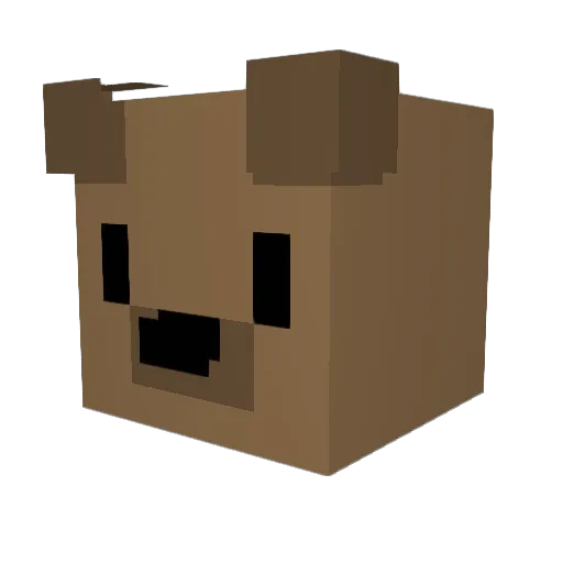 tamara_123 Minecraft avatar head, 3D render