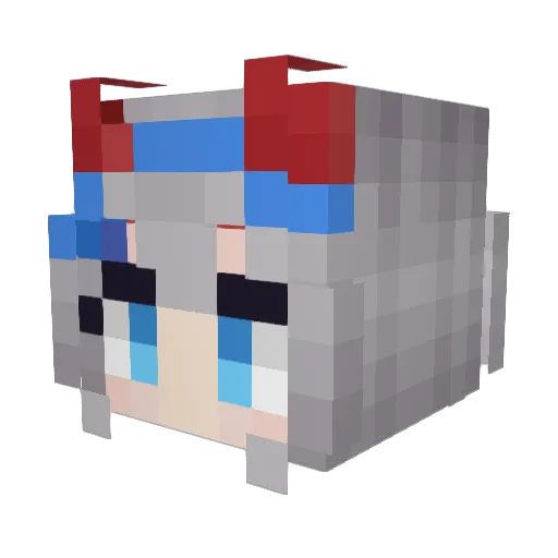 tamo11 Minecraft avatar head, 3D render
