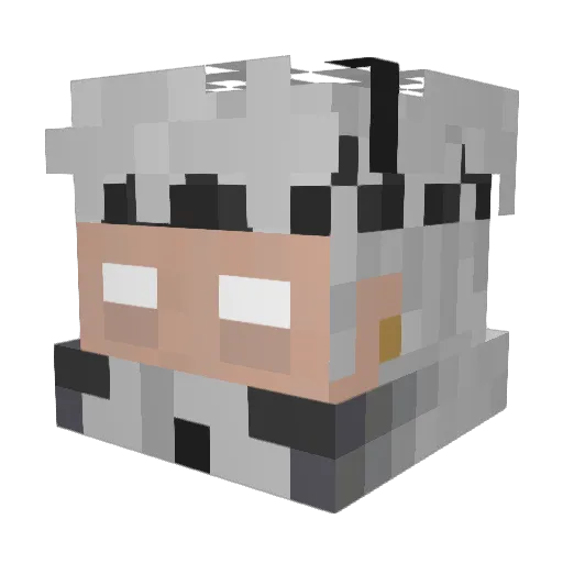 tamochelo32 Minecraft avatar head, 3D render