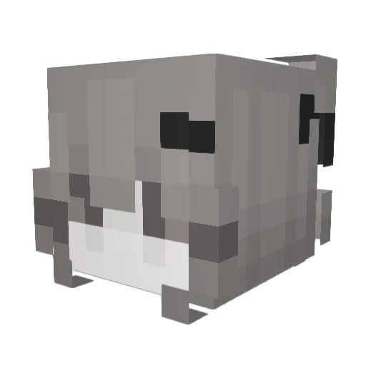 tamogabo Minecraft avatar head, 3D render