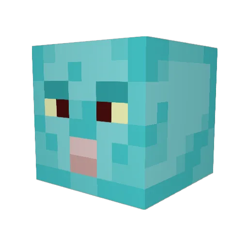 tamponeater1 Minecraft avatar head, 3D render