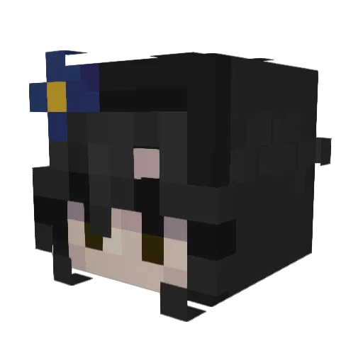tamy_guri Minecraft avatar head, 3D render