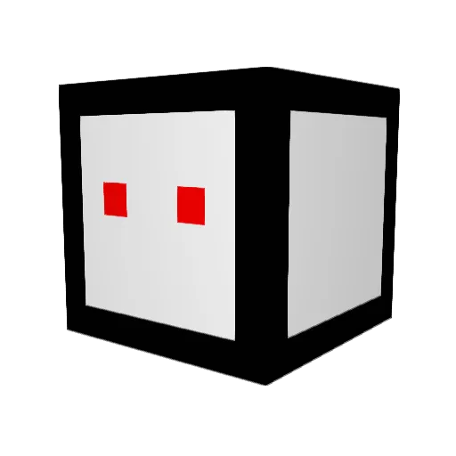tanaka8 Minecraft avatar head, 3D render