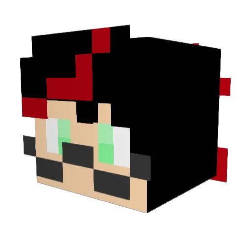 tane5930 Minecraft avatar head, 3D render