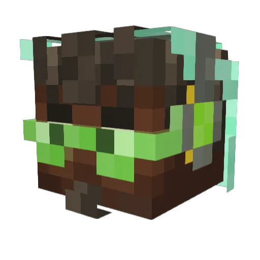 tanedogyy Minecraft avatar head, 3D render