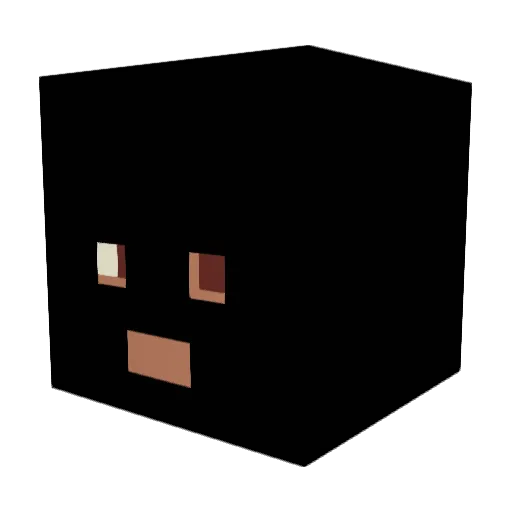 tanek123 Minecraft avatar head, 3D render