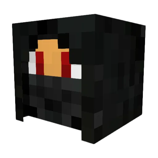 tangara Minecraft avatar head, 3D render
