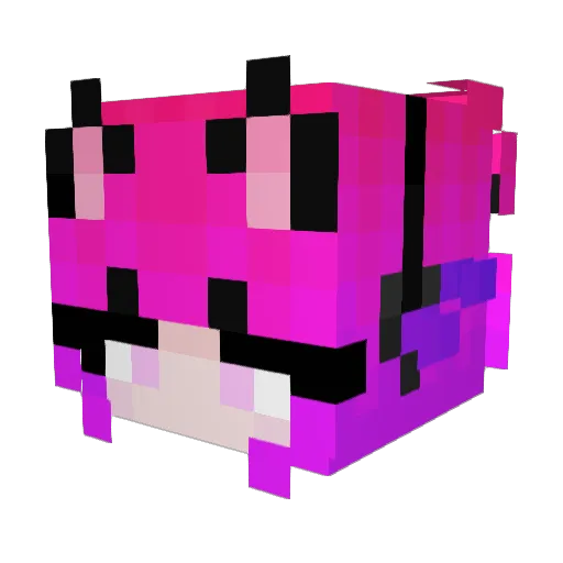 tangerineeater69 Minecraft avatar head, 3D render