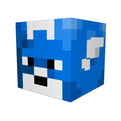 tangihh Minecraft avatar head, 3D render