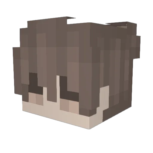 tangliz Minecraft avatar head, 3D render