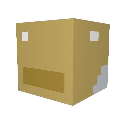 tangomangooo Minecraft avatar head, 3D render